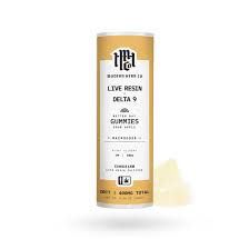 SOUR APPLE LIVE RESIN ANYTIME 32MG THC GUMMY 5CT